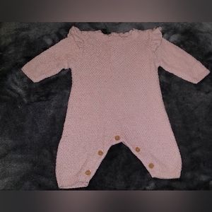 Modern Moments by Gerber Baby Knit Coverall Pink, Newborn, NWOT